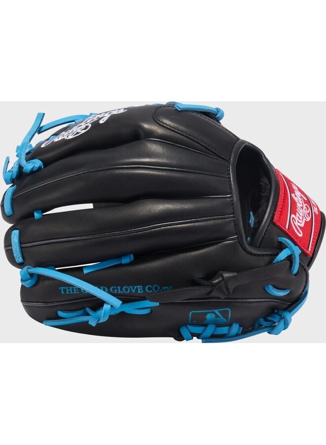 RAWLINGS R9 CONTOUR SERIES BASEBALL GLOVE 11.5" RHT BLACK-BLUE