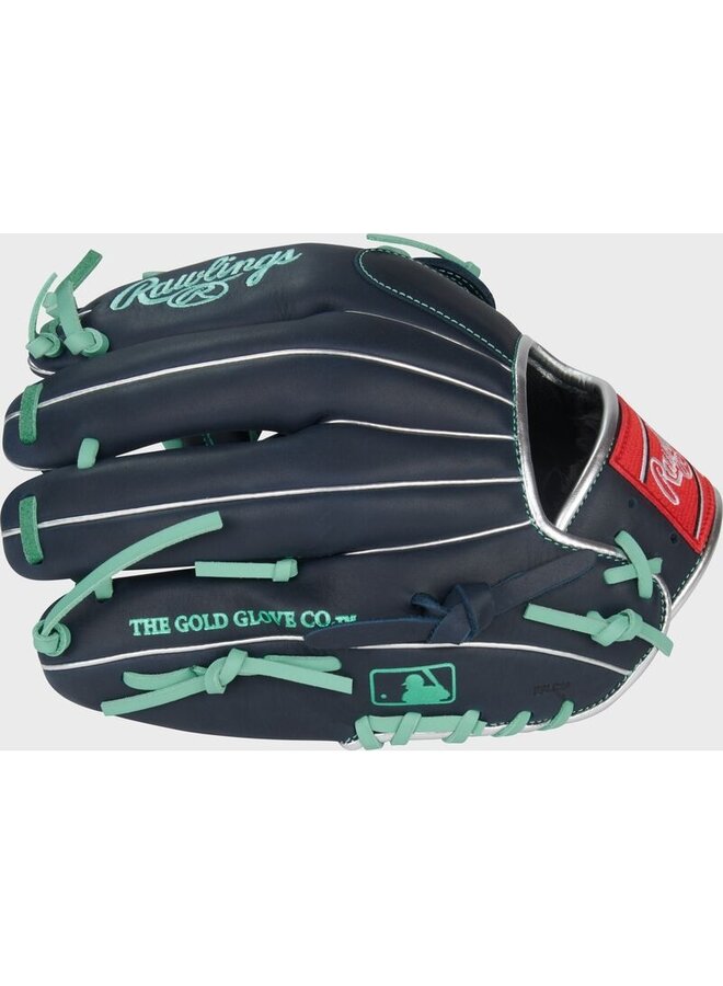 RAWLINGS R9 BASEBALL GLOVE 11.75" LHT NAVY-MINT