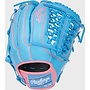 RAWLINGS "HEART OF THE HIDE" SERIES BASEBALL GLOVE 12.75" RHT BLUE-PINK