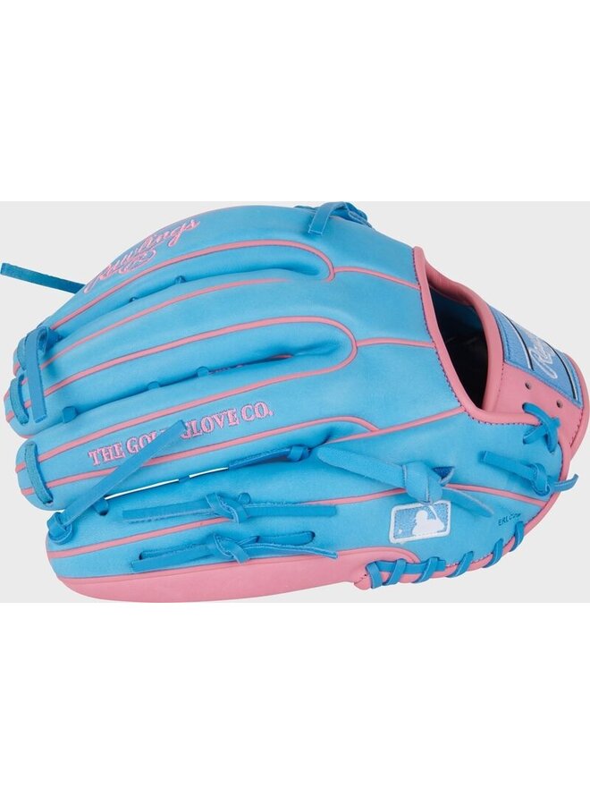 RAWLINGS "HEART OF THE HIDE" SERIES BASEBALL GLOVE 12.75" RHT BLUE-PINK