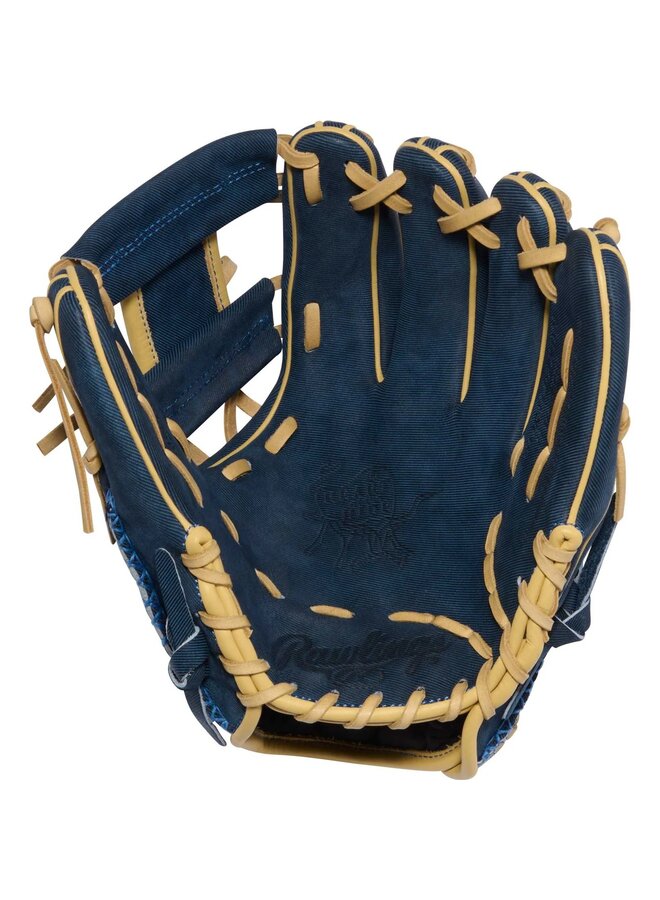RAWLINGS HOH GOLD GLOVE 11.5" BASEBALL GLOVE FEB 2026 GOTM NAVY
