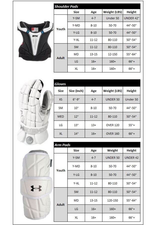 NIKE VAPOR SELECT LACROSSE SHOULDER PAD