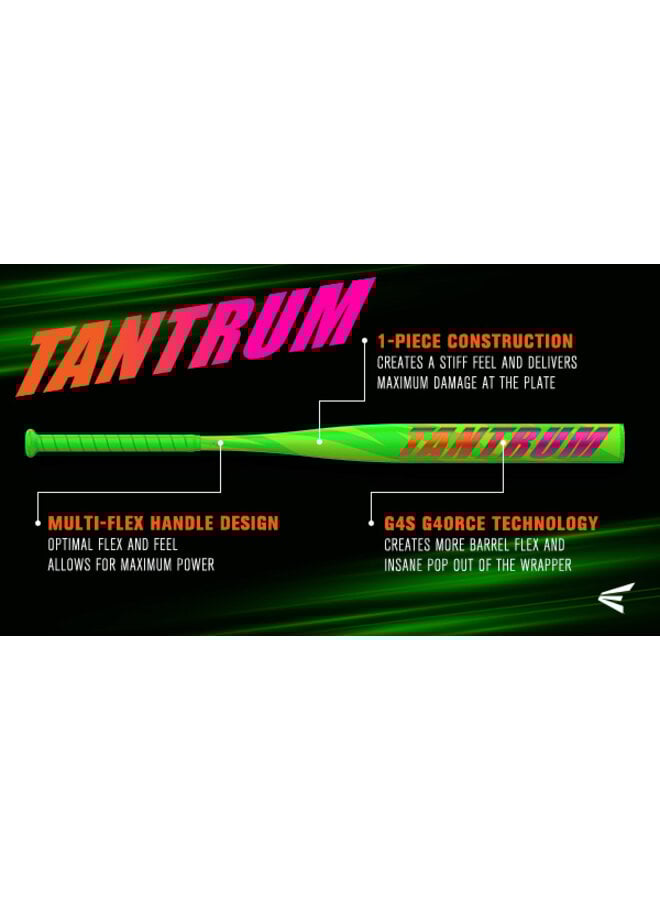 2026 EASTON TANTRUM 12.75" 1 PC SOFTBALL BAT NEON GREEN
