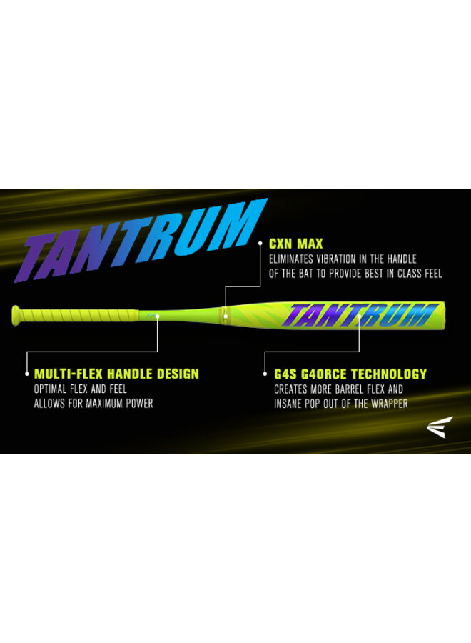 2026 EASTON TANTRUM 13" 2 PC SOFTBALL BAT NEON YELLOW