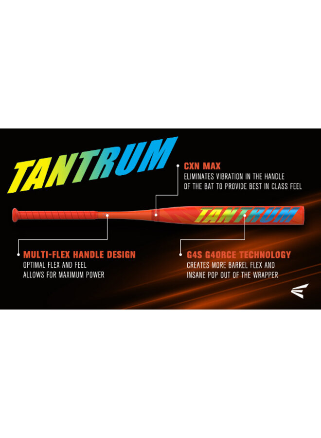 2026 EASTON TANTRUM 12" 2 PC SOFTBALL BAT ORANGE