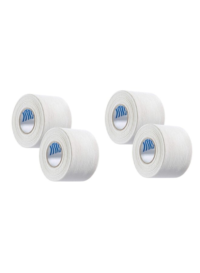 MCDAVID 1.5" X 10 YDS ATHLETIC TAPE WHITE 4 PACK