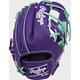 RAWLINGS HOH BASEBALL GLOVE 11.5" RHT PURPLE/MINT