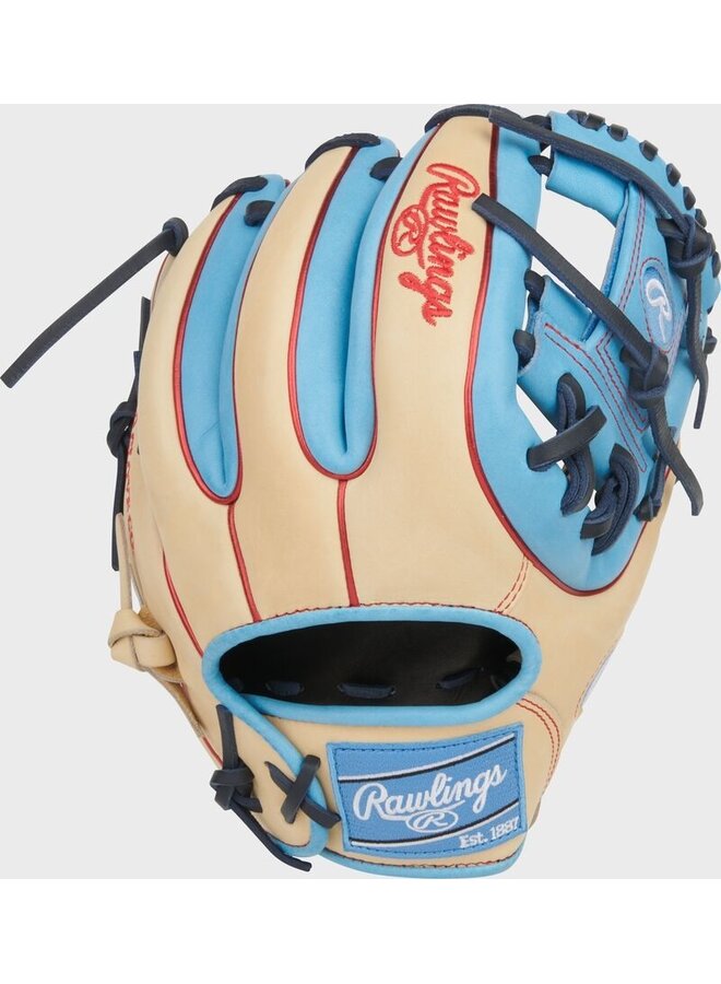 RAWLINGS HOH BASEBALL GLOVE 11.5" RHT  CAMEL/C-BLUE