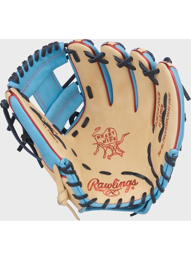 RAWLINGS HOH BASEBALL GLOVE 11.5" RHT  CAMEL/C-BLUE