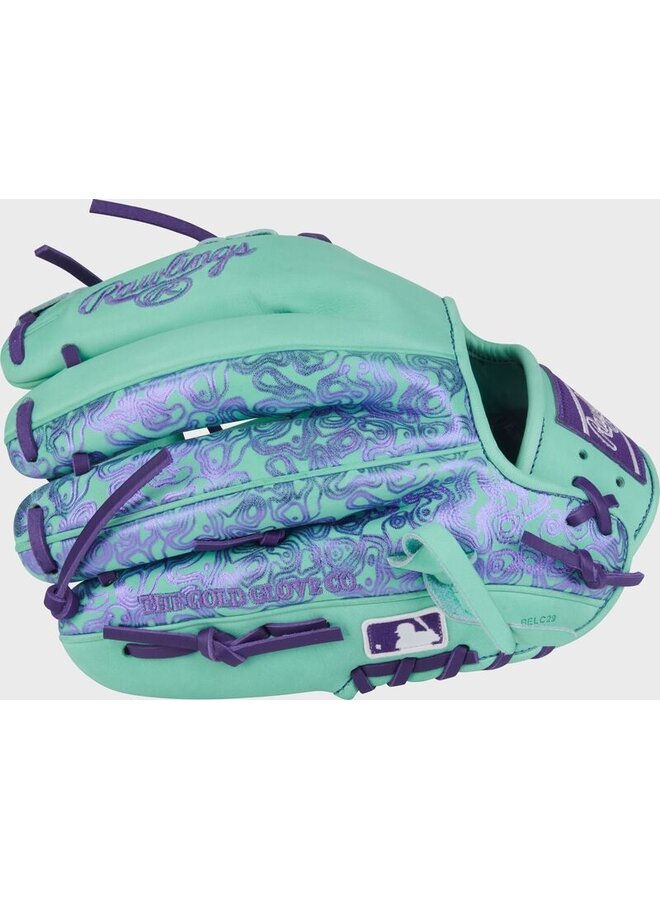 RAWLINGS HOH BASEBALL GLOVE 11.5" RHT  MINT/PURPLE