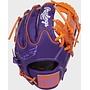 RAWLINGS HOH BASEBALL GLOVE 11.5" CF RHT PURPLE/ORANGE