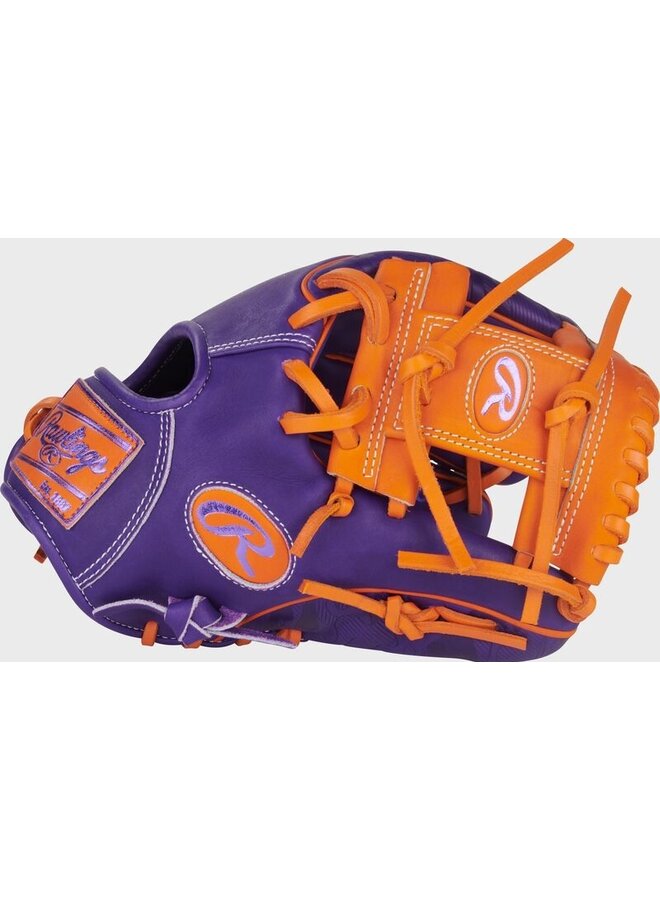 RAWLINGS HOH BASEBALL GLOVE 11.5" CF RHT PURPLE/ORANGE