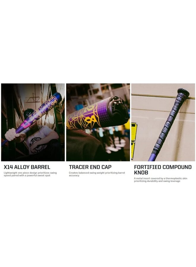 2026 DEMARINI VOODOO ONE V2 BBCOR BASEBALL BAT