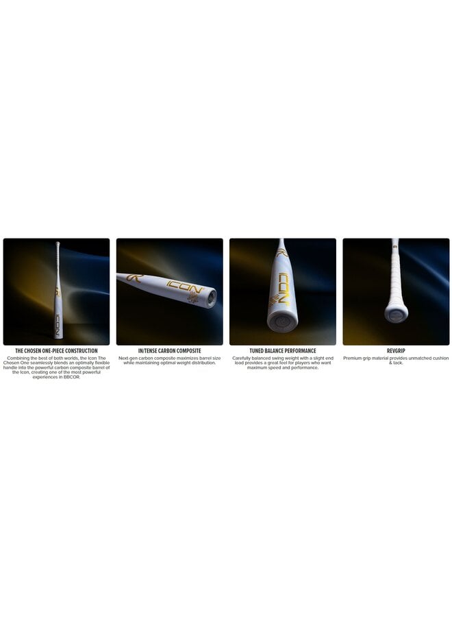 2026 RAWLINGS ICON THE CHOSEN ONE BBCOR  BASEBALL BAT