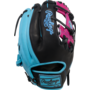 RAWLINGS HOH BASEBALL GLOVE SPRING BREAK 11.5"  BLACK/PINK/BLUE RHT