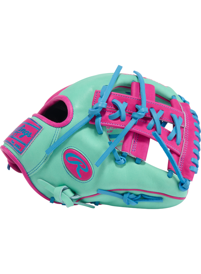 RAWLINGS HOH BASEBALL GLOVE SPRING BREAK 11.5"  MINT/BERRY RHT