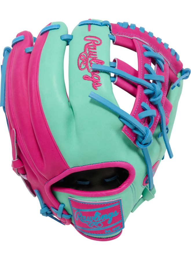 RAWLINGS HOH BASEBALL GLOVE SPRING BREAK 11.5"  MINT/BERRY RHT