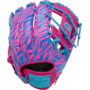 RAWLINGS HOH BASEBALL GLOVE SPRING BREAK 12"  BERRY/COLUMBIA BLUE -RHT