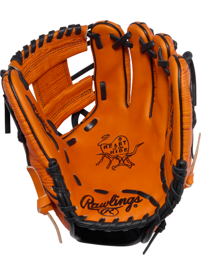 RAWLINGS HOH GOLD GLOVE 11.5" I/CV BASEBALL GLOVE MAR 2026 GOTM ORANGE