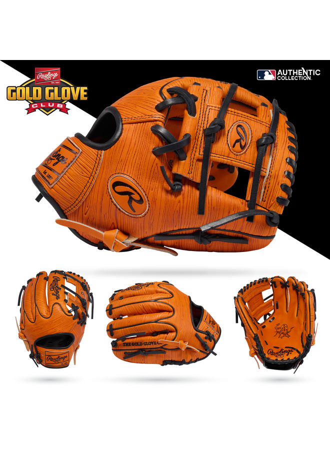 RAWLINGS HOH GOLD GLOVE 11.5" I/CV BASEBALL GLOVE MAR 2026 GOTM ORANGE