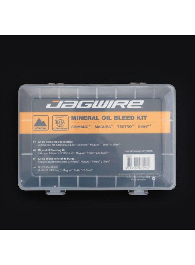 JAGWIRE PRO MINERAL OIL BLEED KIT BRAKE MAINTENANCE KIT