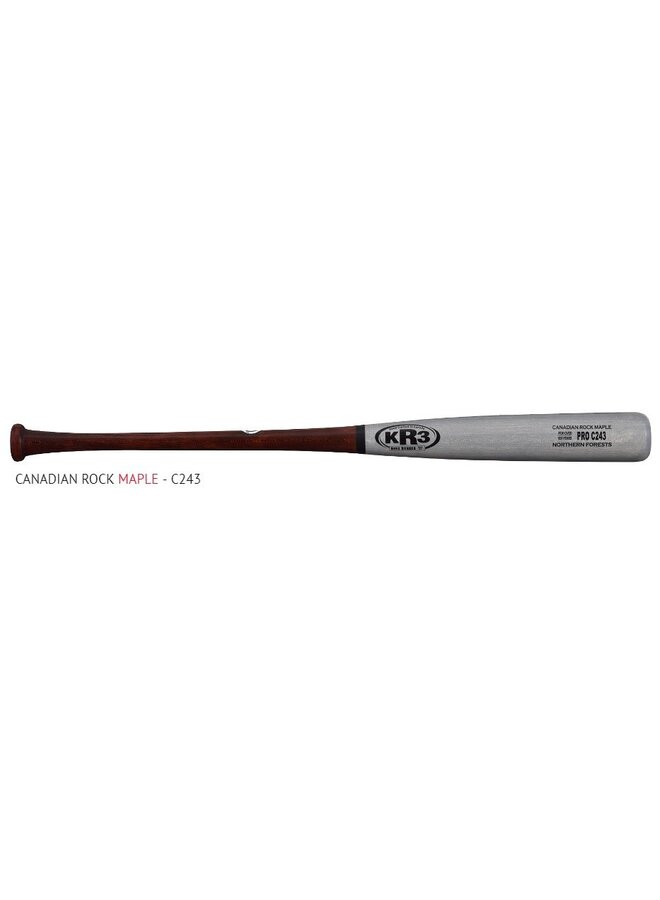 KR3 CANADIAN ROCK MAPLE WOOD BAT