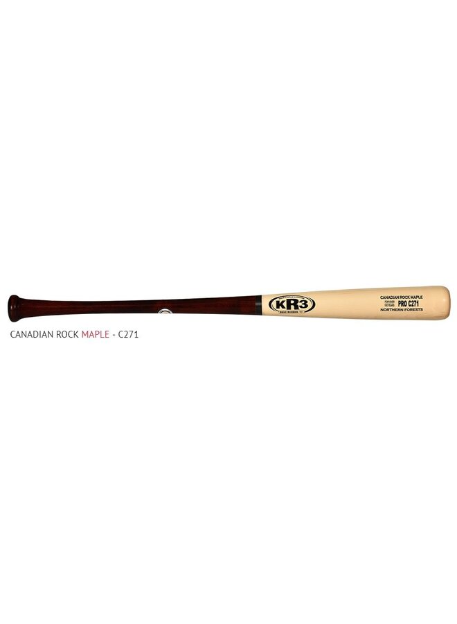 KR3 CANADIAN ROCK MAPLE WOOD BAT