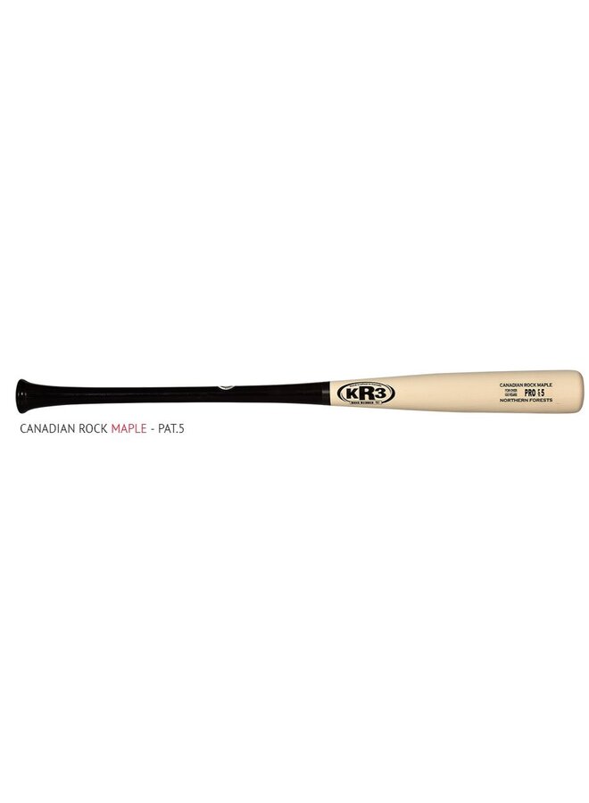 KR3 CANADIAN ROCK MAPLE WOOD BAT