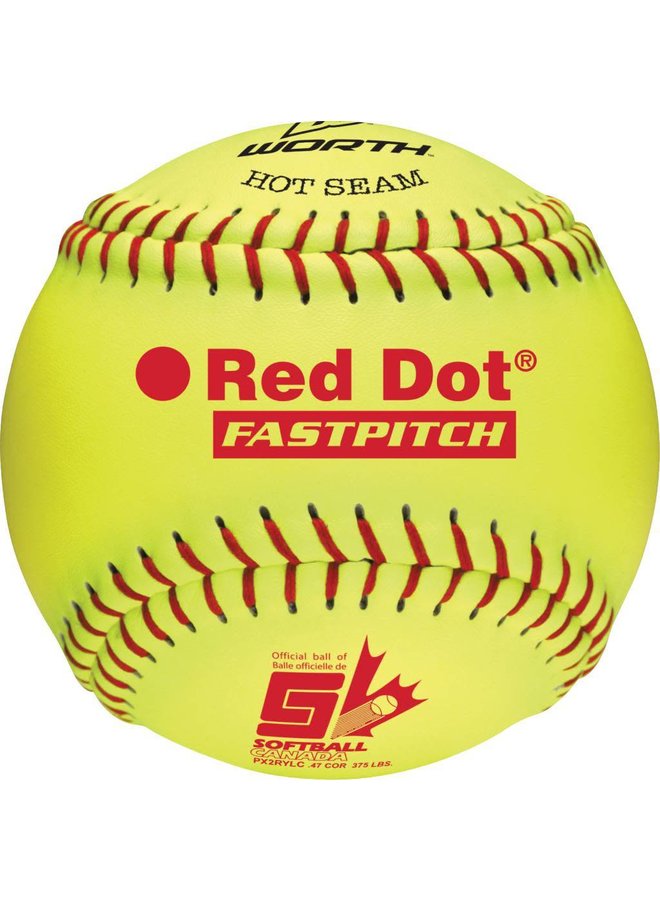 Worth FASTPITCH Red dot 11" PX11RYLC