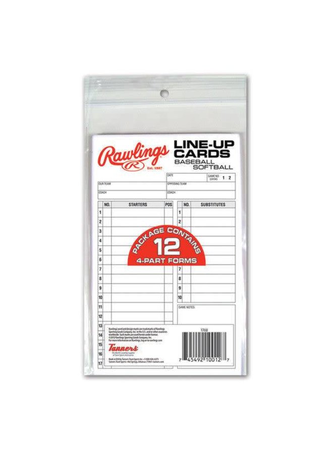 RAWLINGS LINE UP CARDS REFILL 17LU SYSTEM 17