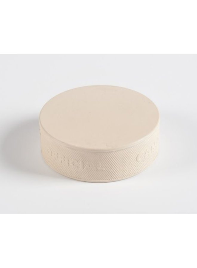 Hockey Puck - white
