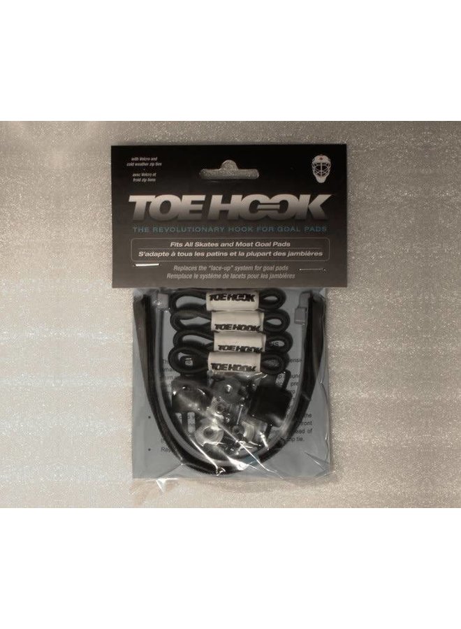 TOE HOOK GOALIE PAD SYSTEM