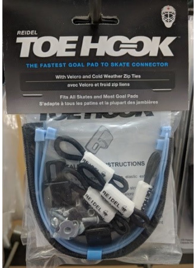 TOE HOOK GOALIE PAD SYSTEM