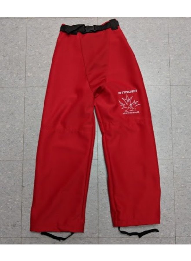 Mosspro Belted Ringette Pants - Red - Senior