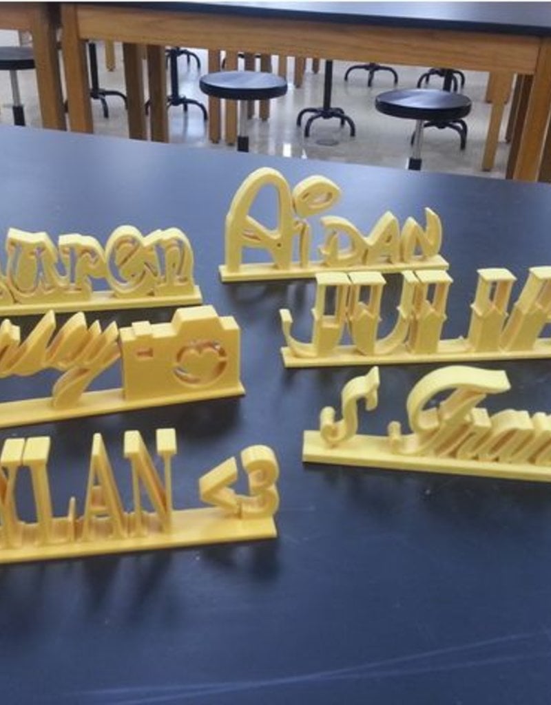 Desk Name Plate Project - NWA3D