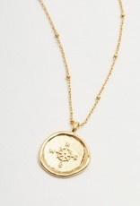 Gorjana Compass Coin Necklace