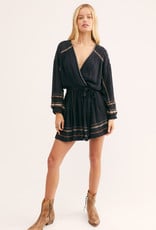 free people diamond silk wrap dress