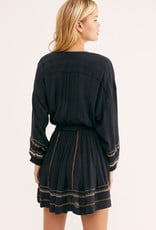 free people diamond silk wrap dress