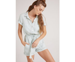 white utility romper