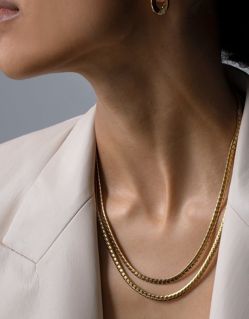 Jenny Bird Priya Double Strand Necklace - Gold