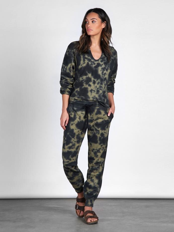 Crafted from a soft cotton blended with spandex for stretch. label sanctuary peace jogger