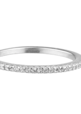 Shashi Diamond Bar Ring - White Gold