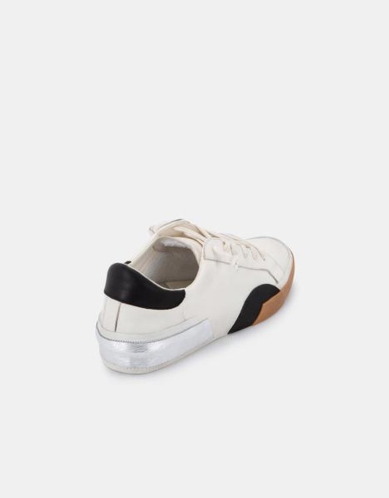 Dolce Vita Zina Sneaker - White Black Leather