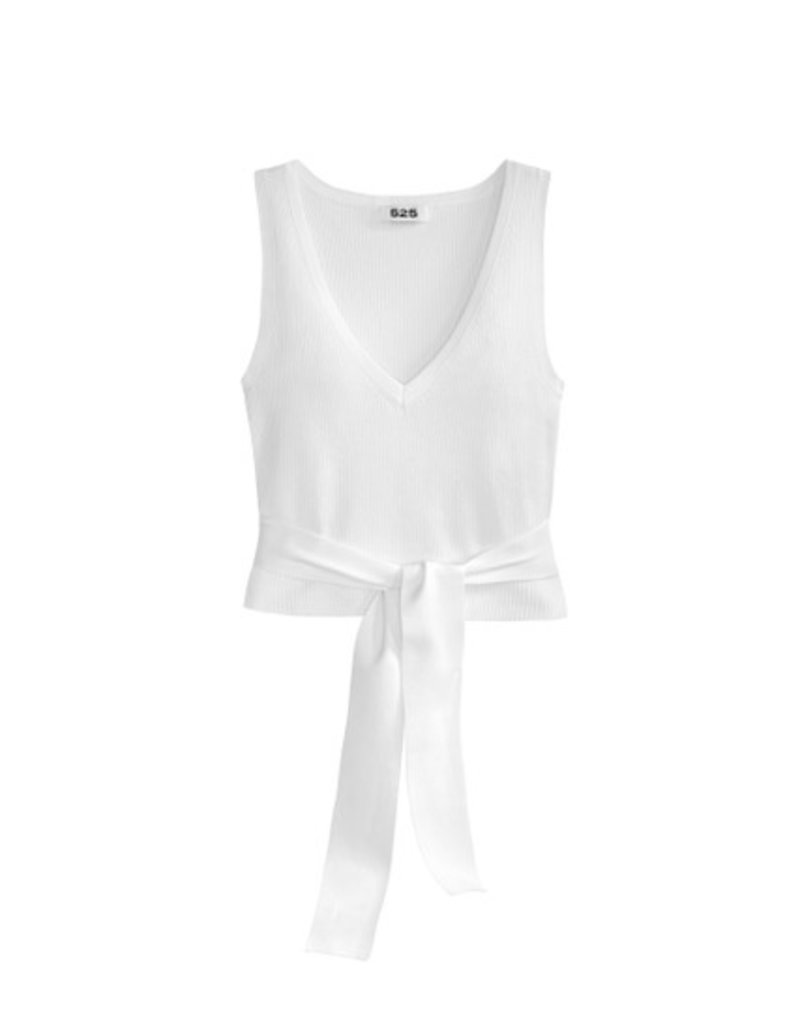 deep v neck sleeveless top