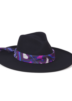 Lack of Color Melodic Fedora - Black