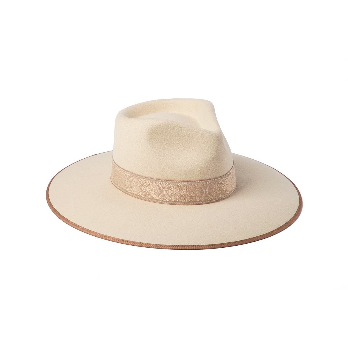Lack of color IVORY RANCHER ウールハット Ivory Rancher - Wool Felt Fedora Hat in Beige | Lack of