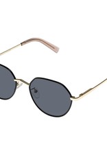 Le Specs NewFangle Sunglasses - Black/Bright Gold