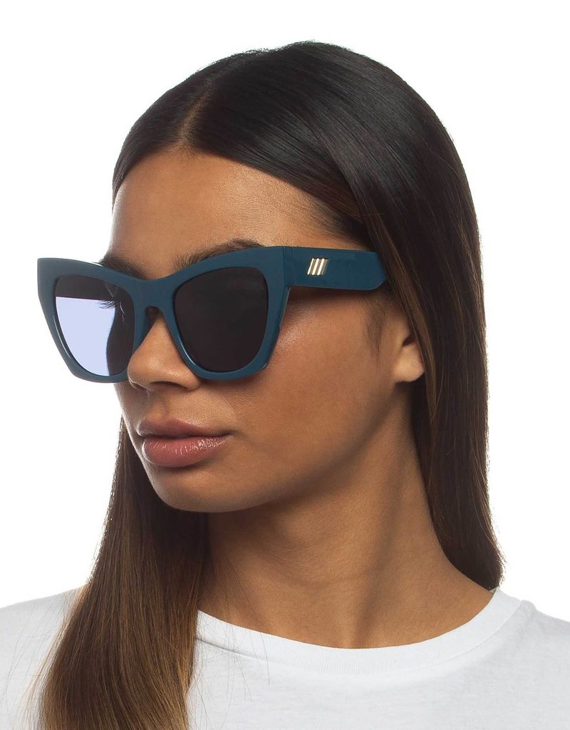 Le Specs So Sarplastic Sunglasses - Ink Teal