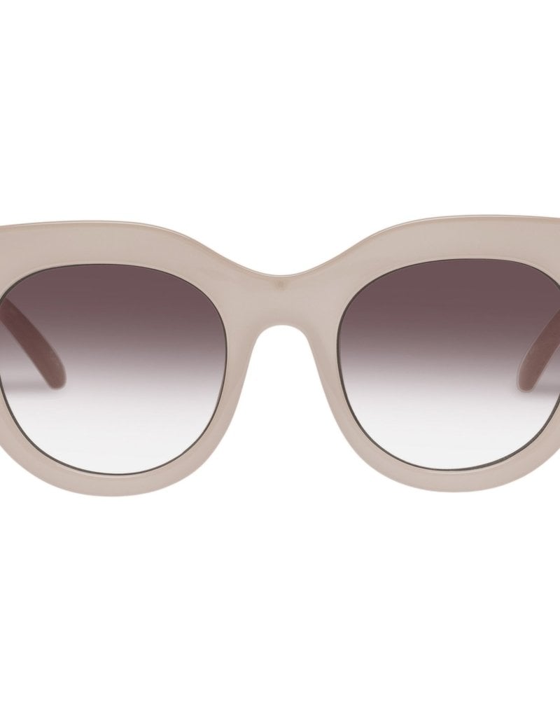 Le Specs Air Heart Sunglasses - Oatmeal