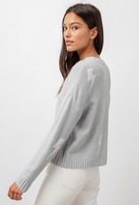 Rails Perci Sweater - Grey/White Lightning